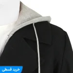 پالتو کوتاه کلاه دار کلوین - تصویر 3