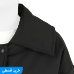 کاپشن امبردی یقه پهن - تصویر 2