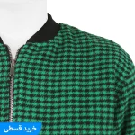 ژاکت زنانه چارخونه ریز