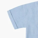 کراپ بلوز آستین کوتاه یقه هفت زنانه - تصویر 2
