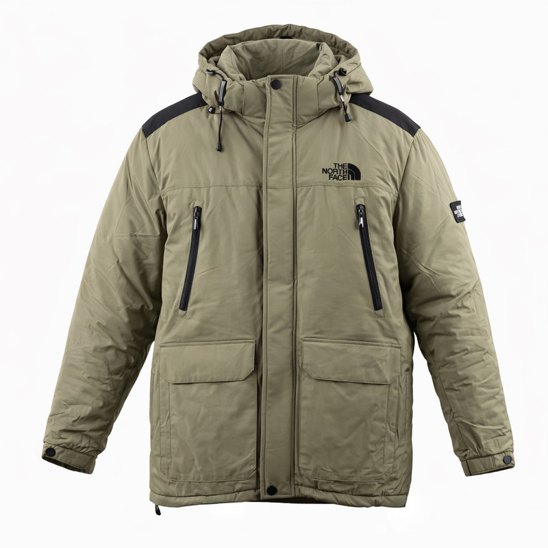 7293438-1.jpg کاپشن مردانه سبز زیتونی NORTH FACE - تصویر 1