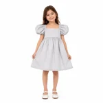 پیراهن دخترانه آستین پفی Puff Sleeve Dress