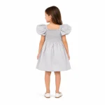 پیراهن دخترانه آستین پفی Puff Sleeve Dress - تصویر 2