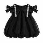 پیراهن دخترانه مشکی Elegant Dress